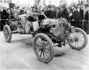 Ford Model T car no. 2 winner of the 1909 trans continental race from New York to Seattle